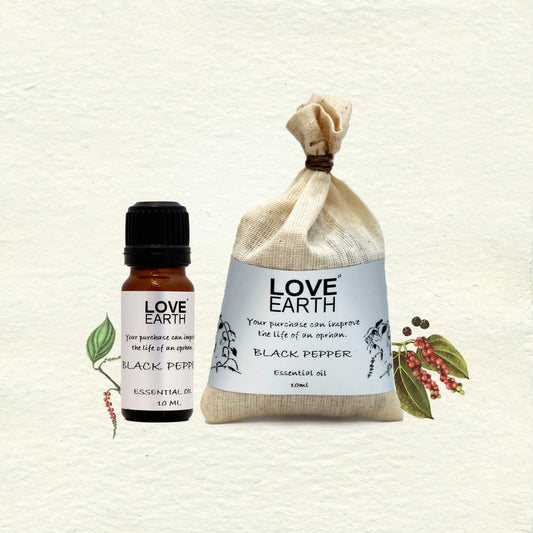 Love Earth Black Pepper Essential Oil - 10 ml