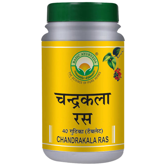 Basic Ayurveda Chandrakala Ras Tablet - 40 Tablets