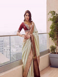 Soft Lichi Silk Kanchivaram Saree