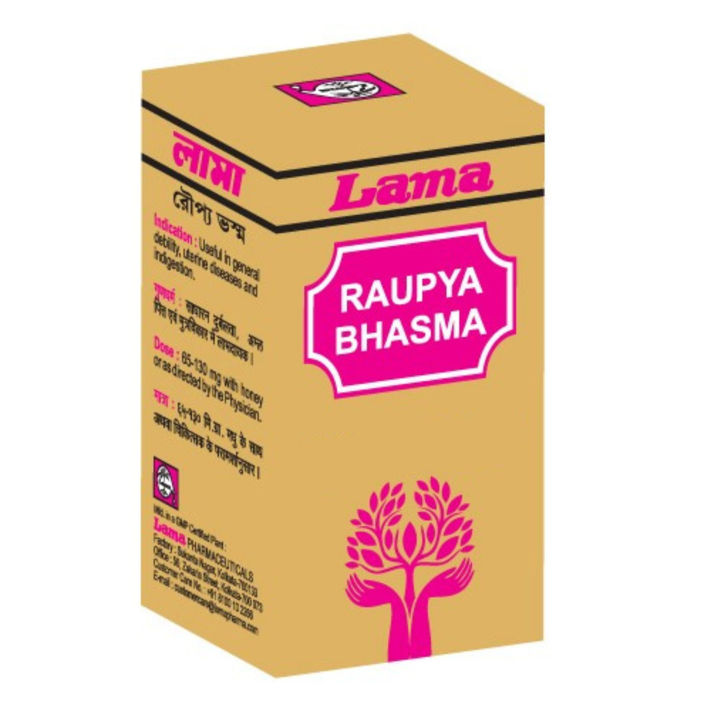 Lama Raupya (Silver / Chandi) Bhasma