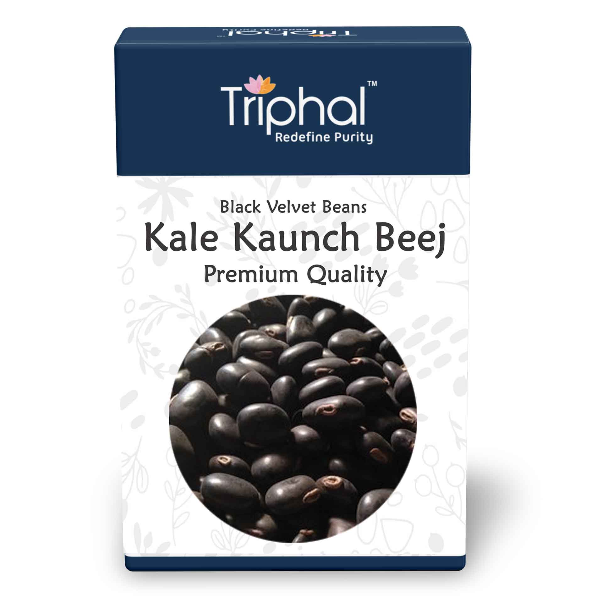 Triphal Kaunch Beej Kale – Black Velvet Beans image 1
