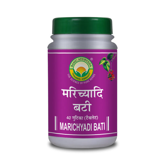 Basic Ayurveda Marchiyadi Bati - 40 Tablets