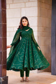 Designer Faux Georgette Anarkali Kurti with Full Sleeves Fully Stitched for Womens 13-SR55 image 1