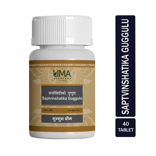 Uma Ayurveda Saptvinshtiko Guggulu Ayurvedic Tablets