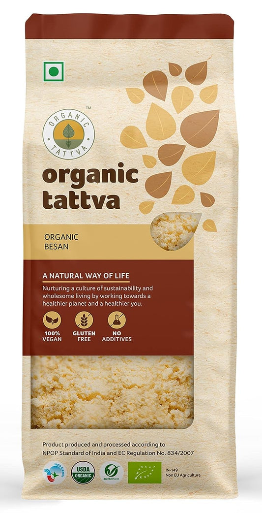 Organic Tattva Besan - 500 gm image 1