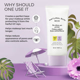 The Face Shop NaturalSun Eco No Shine Sun Primer - 50 ml image 2