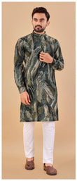 Mens Kurta Sets Cotton Kurta With Pajama Pants, Kurta Churidar, Kurta Pajama Men, Men Kurta Pajama 16-SR13 image 1