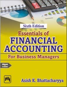 ESSENTIALS OF FINANCIAL ACCOUNTING, 6/E |9789391818524|