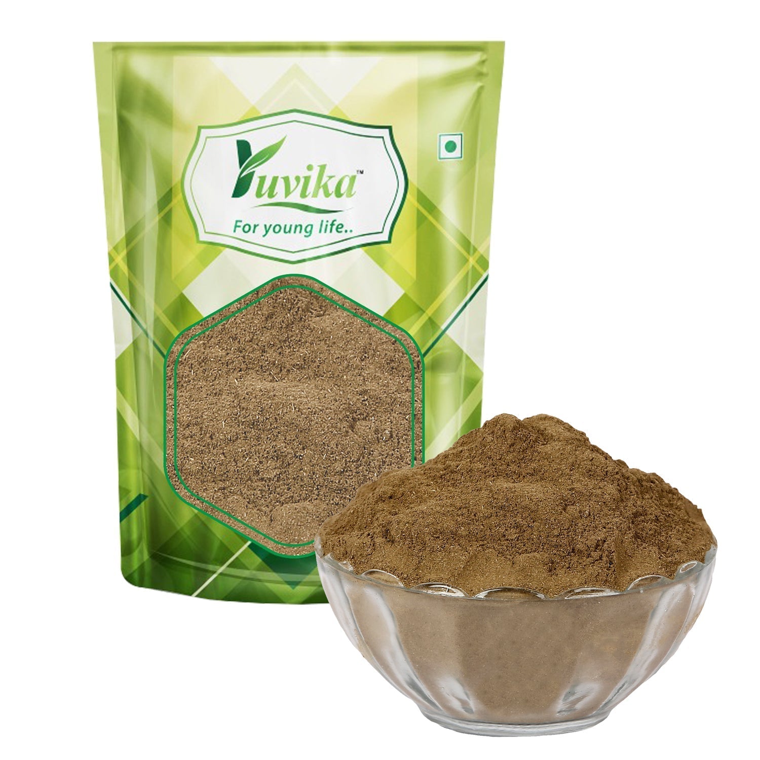 Yuvika Tulsi Patta Powder - Ocimum Sanctum - Basil Leaves Powder