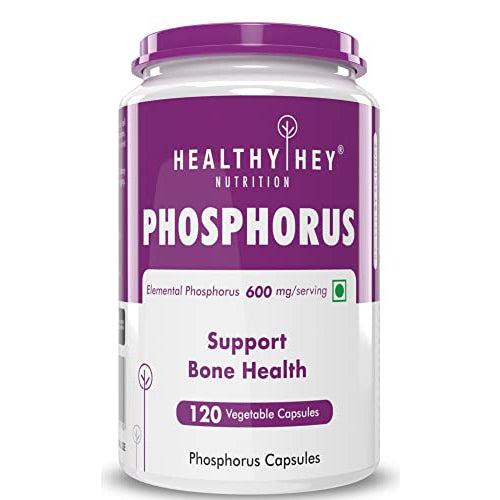 HealthyHey Phosphorus Capsules - 120 Count Dietary Supplement image 1