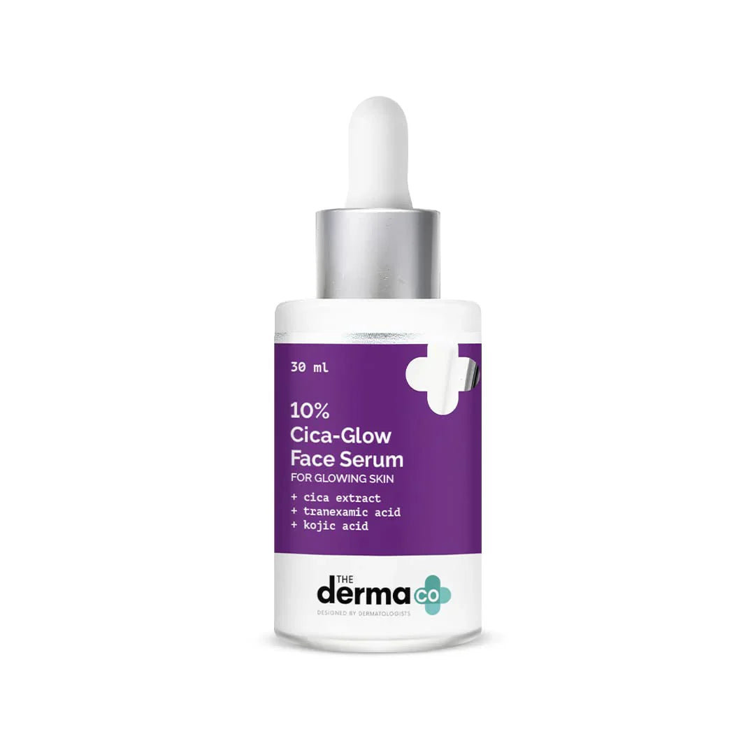 The Derma Co 10% Cica Glow Face Serum 30ml image 1