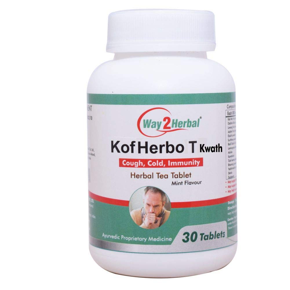 Way2Herbal Kof Herbo T Kwath - 30 tabs