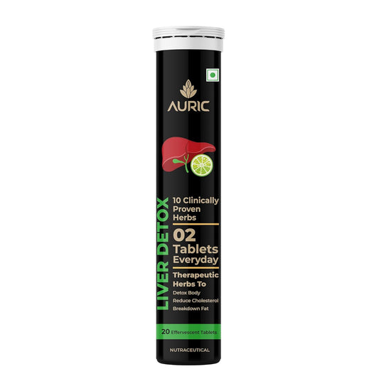 Auric Liver Detox Effervescent Tablet Drop Fizz & Drink image 1