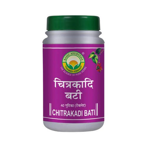 Basic Ayurveda Chitrakadi Bati - 40 Tablets