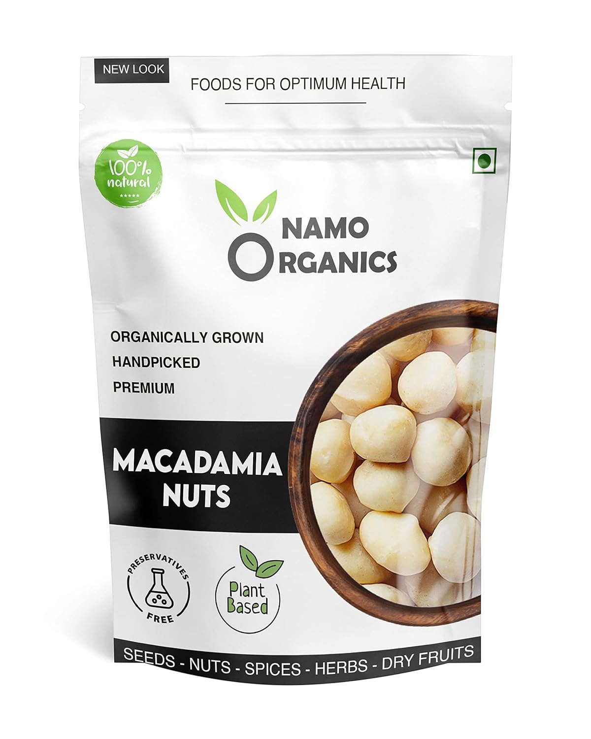 Namo Organics Macadamia Nuts -250g image 1