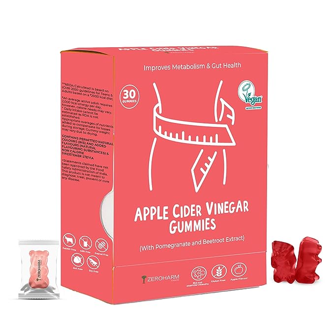 ZEROHARM Apple Cider Vinegar Gummies - 30 gummies