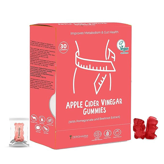 ZEROHARM Apple Cider Vinegar Gummies - 30 gummies