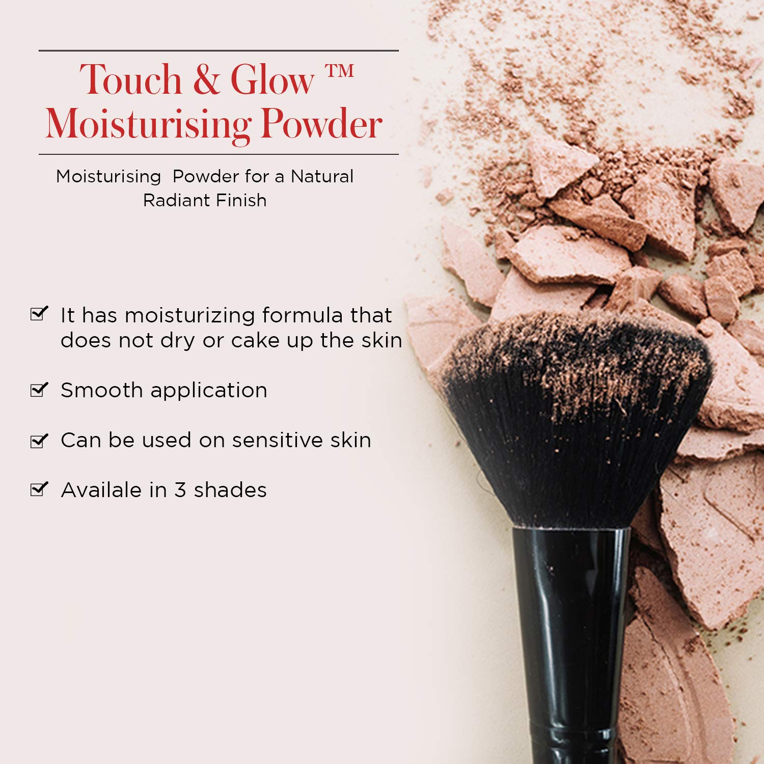 Revlon Touch & Glow Moisturising Powder - 12 gms image 4