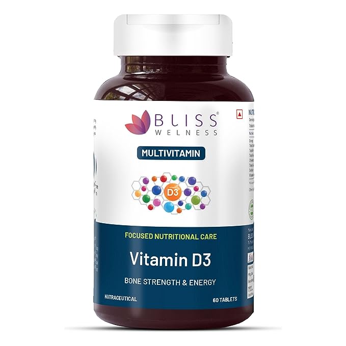 Bliss Welness Vitamin D3-60 tabs