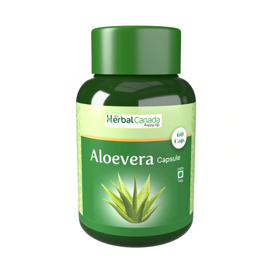 Herbal Canada Aloevera Capsules - 60 Caps