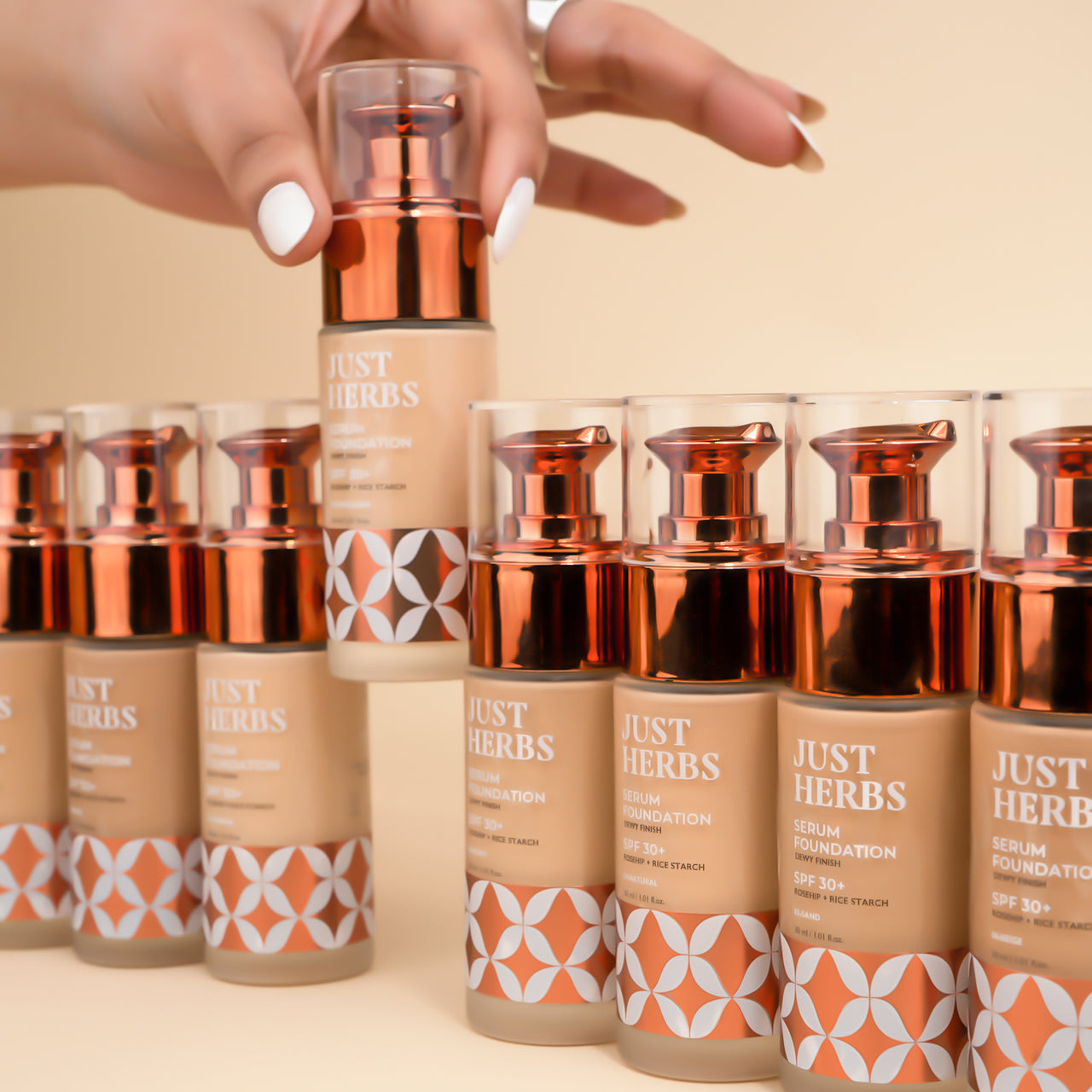 Just Herbs Serum Foundation Dewy Finish SPF 30+