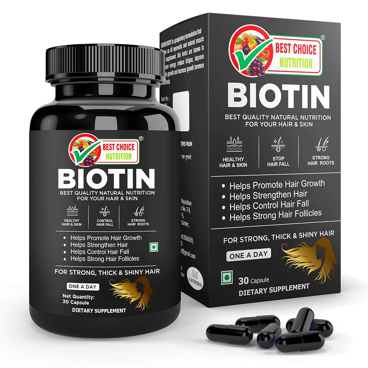 Best Choice Nutrition Capsules - 30 Capsules