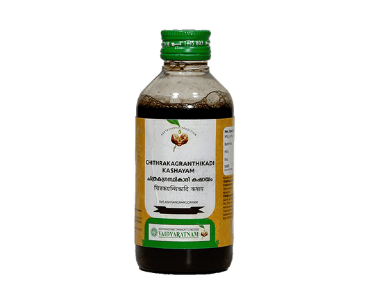 Vaidyaratnam Chithrakagrandhikadi Kashayam - 200 ml
