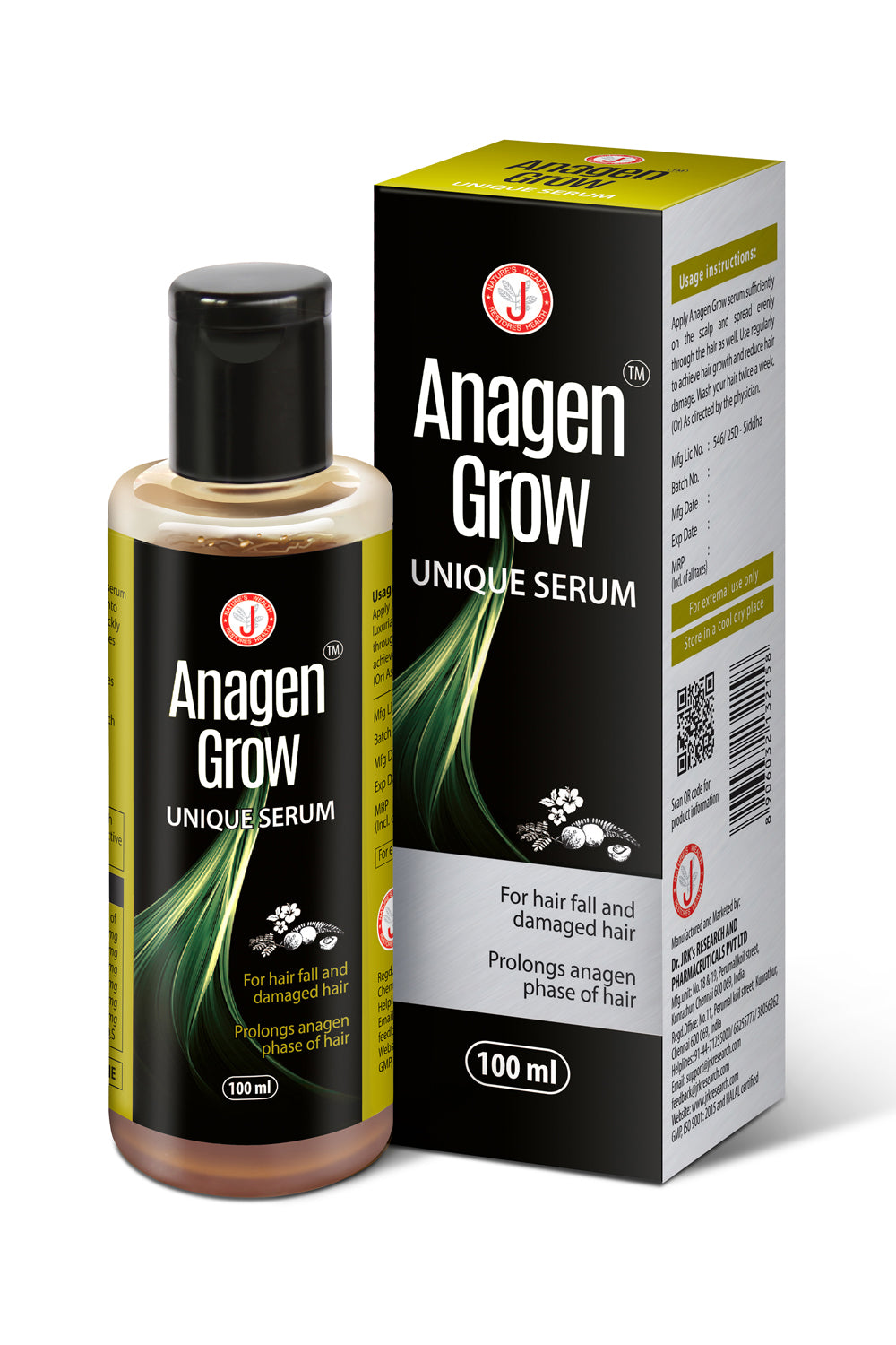 Dr .Jrk's Anagen Grow unique hair serum - 100 ml image 2