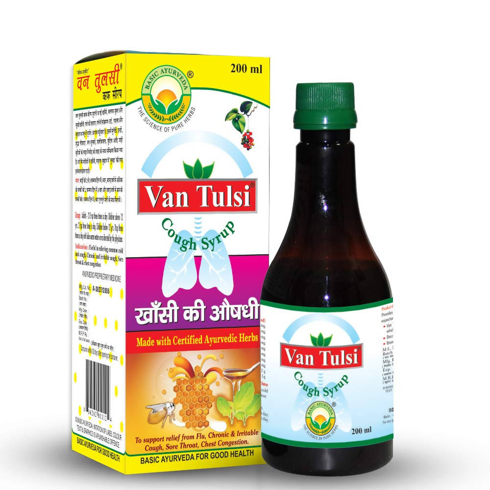 Basic Ayurveda Van Tulsi Syrup - 200 ml