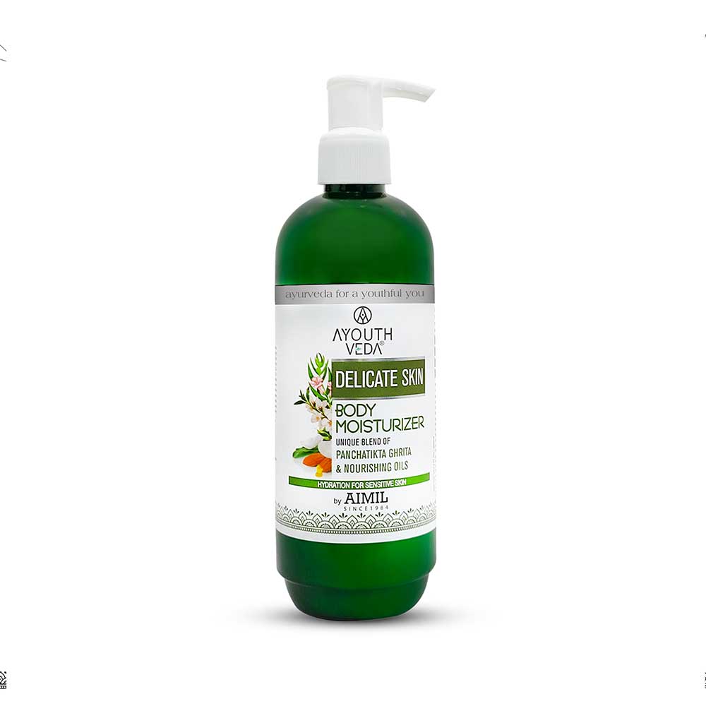 Ayouthveda Delicate Skin Body Moisturizer - 300 ml image 1