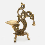 Beautifully Crafted Brass Peacock Diya image 2