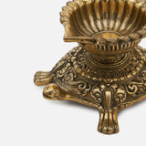 Brass Tortoise Diya for Good Luck image 6