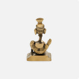 Brass Pagdi Ganesh Diya Statue image 5