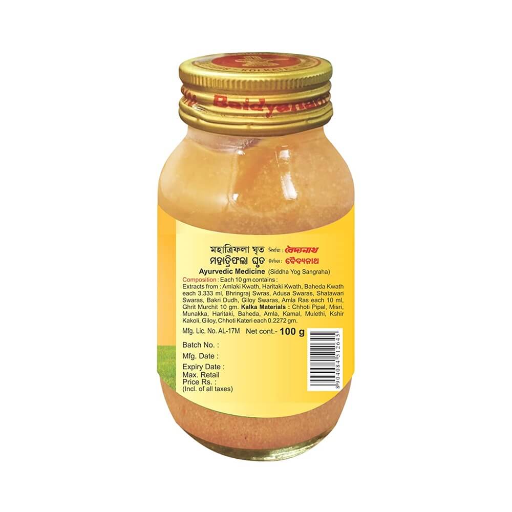 Baidyanath Mahatriphala Ghrita - 100 gm image 3