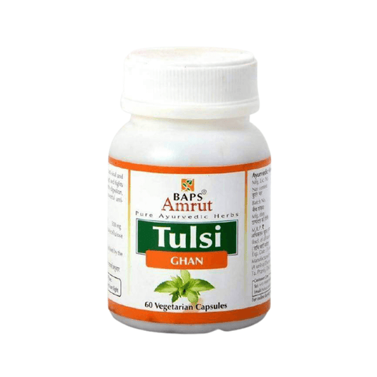 Baps Amrut Tulsi Ghan Capsules - 60 tabs