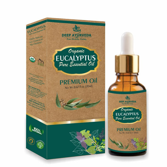 Deep Ayurveda Eucalyptus Pure Essential Oil (Eucalyptus Globulus) - 20 ml