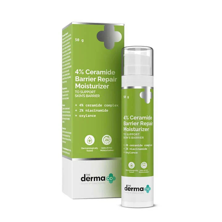 The Derma Co 4% Ceramide Barrier Repair Moisturizer -50 gm image 1