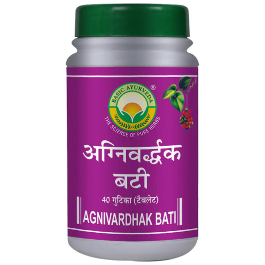 Basic Ayurveda Agnivardhak Bati - 40 Tablets