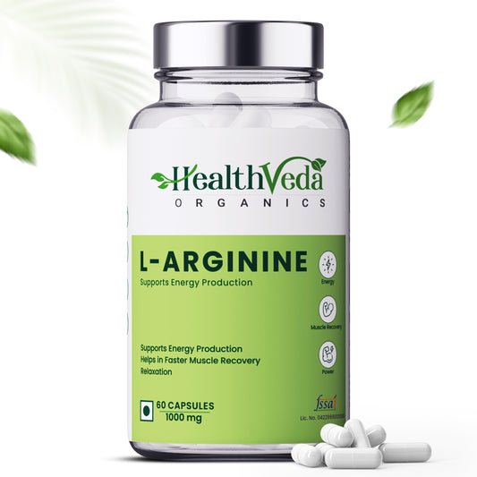 Health Veda Organics L Arginine 1000 mg - 60 tabs
