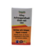 Tansukh Herbals Giloy Ashwagandhadi Ghan Vati (With Shilajit, Pippali & Mulethi) - 20 gms