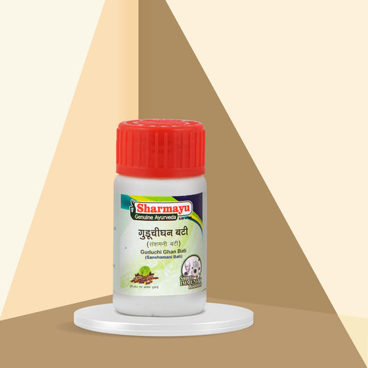 Sharmayu Ayurveda Guduchi Ghan Bati – Sansmani bati - 60 tabs