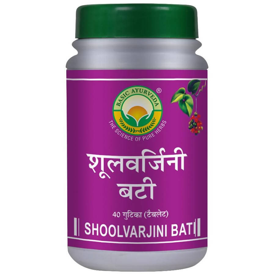 Basic Ayurveda Shoolvarjini Bati - 40 Tablets