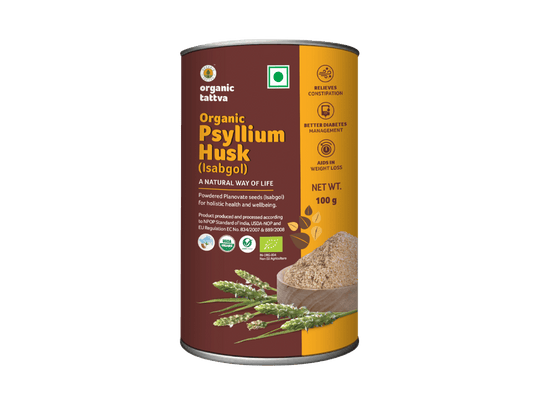 Organic Tattva Psyllium Whole Husk (Isabgol)