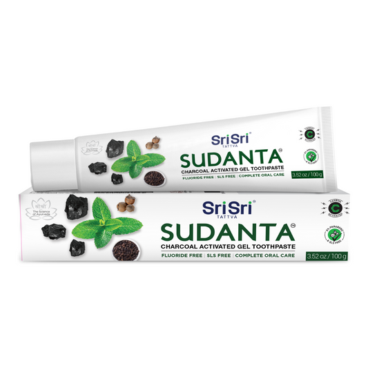 Sri Sri Tattva Sudanta Toothpaste With Charcoal & Salt