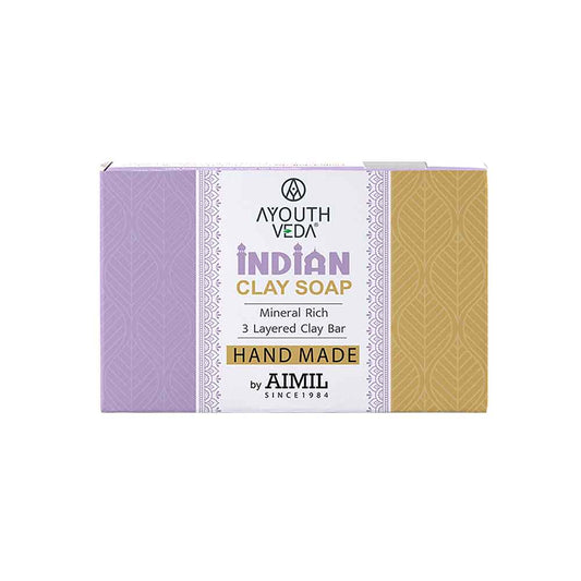 AYOUTH VEDA Indian Clay Handmade Soap - 100 gms image 1