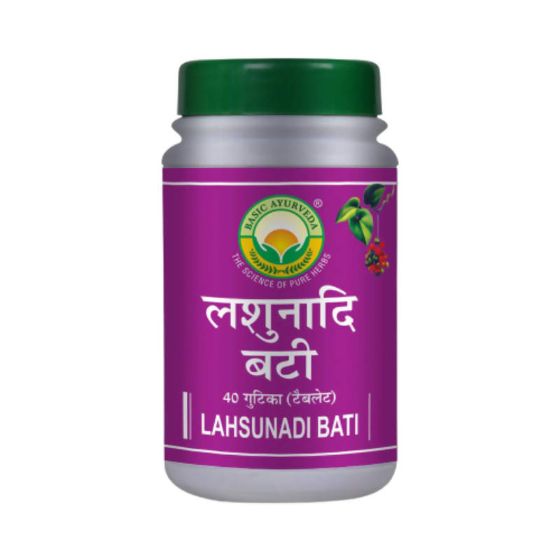 Basic Ayurveda Lahsunadi Bati - 40 Tablets