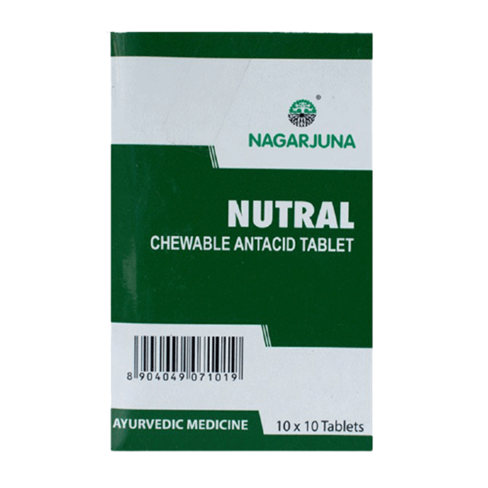 Nagarjuna Ayurveda Nutral Tablets - 100 Tabs