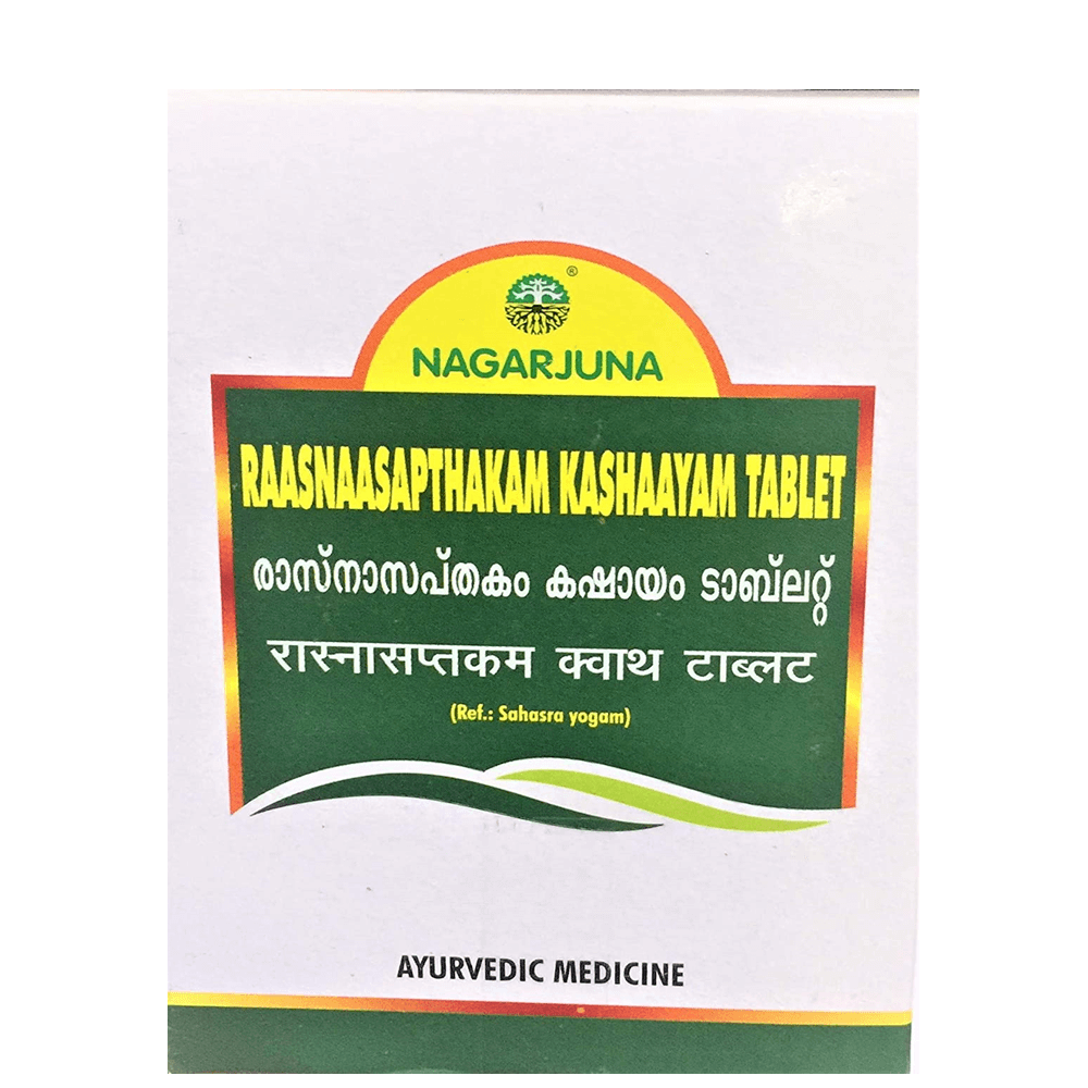 Nagarjuna Ayurveda Raasnasapthakam Kashayam - 100 Tabs