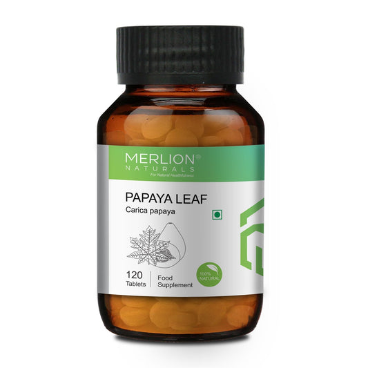 Merlion Naturals Papaya Leaf Extract Tablets Carica papaya 500mg