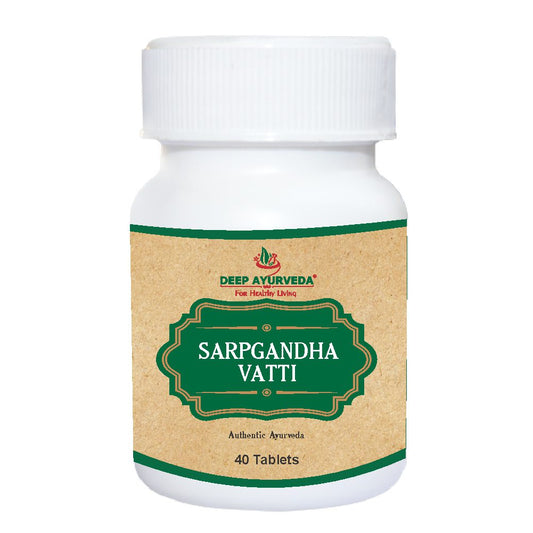Deep Ayurveda Sarpagandha Vati - 40 tabs